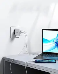 Зарядний пристрій Ugreen CD170 38W USB/Type-C білий - мініатюра 4