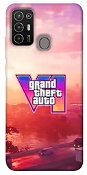 TPU чехол Demsky GTA VI Vice City для ZTE Blade A52