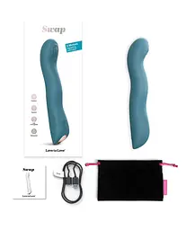 Вибратор Love To Love Swap, 15х3.6 см зелёный - миниатюра 4