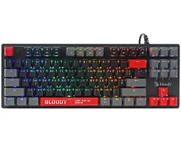 Клавіатура Bloody A4Tech S310N USB (Energy Red) Black (S310N (Energy Red))