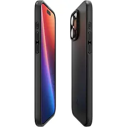 Чохол Spigen Thin Fit MagSafe Black для iPhone 16 Pro (ACS08106) - мініатюра 3