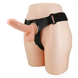 Страпон на ремені Pretty Love Harness Briefs Tom 7.4 , 20 см