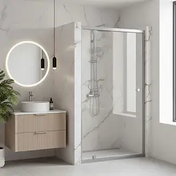 Душові двері Rea Primo Swing розпашні 90x190 chrome REA-K5056 - мініатюра 2