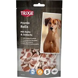 Ласощі для собак Trixie Premio Fish Chicken Rolls Роли з куркою та лососем 75 г