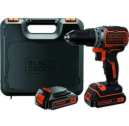Акумуляторний дриль-шурупокрут Black+Decker з АКБ та ЗП BL186KB - мініатюра 2