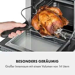 Аерогриль-фритюрниця Klarstein AeroVital Cube Chef 1700 Вт (10034217) - мініатюра 4
