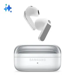 Bluetooth-гарнітура Samsung Galaxy Buds4 Білий (SM-R540NZWASEK) - мініатюра 5