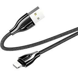 USB Cable Hoco U88 Amazing Colors Litghtning Black 1.2m - мініатюра 6