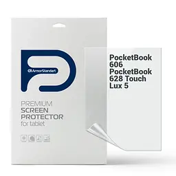 Гідрогелева плівка на електронну книгу Pocketbook 628 Touch Lux 5/606 ArmorStandart захисна плівка на електронну книгу прозора (ARM66079)