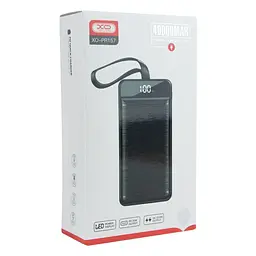 Зовнішній акумулятор XO PR157 із лампою 40000 mAh чорний - мініатюра 3