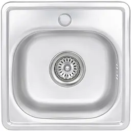 Кухонна мийка Brinex 3838 0,6 мм, врізна BRIN3835SAT06