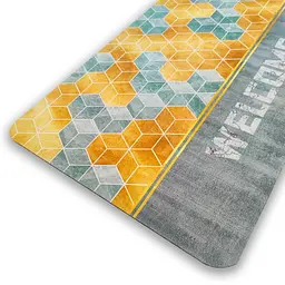 Вологопоглинаючий килимок Sticker Wall куби Welcome 40x60CMx3MM (D) SW-00001561