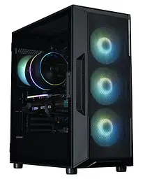 Корпус Zalman I3 Neo ARGB V2 Tempered Glass без БЖ Black (I3NEOARGBV2BLACK)