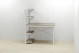 Комп'ютерний стіл Ferrum-decor Джек 75x120x60 Білий ДСП Сонома Трюфель (FRD-104390) - мініатюра 2