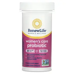Пробіотик для жінок Renew Life Ultimate Flora Women's Care Probiotic 25 млрд 30 вегетаріанських капсул - мініатюра 2