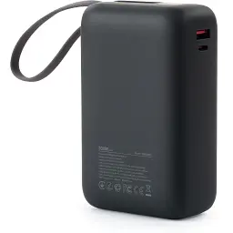 Батарея універсальна Vinga 30000 mAh 65W Display Cable (VPBB3065C) - мініатюра 2