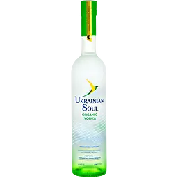 Горілка Ukrainian Soul Organic Українська Душа Органічна 40% 0.7 л