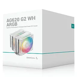 Кулер процесорний Deepcool AG620 G2 WH ARGB (R-AG620-WHAMMG2-G) - мініатюра 2