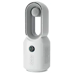 Настільний вентилятор F8 3in1 з Bluetooth-динаміком та нічником 4000mAh White Epik teh0029473 - мініатюра 2