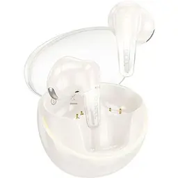 Навушники Hoco EW202 Magic true wireless BT headset, BT5.4, 35mAh, 350mAh, 6h, IPX4, Milky white