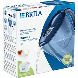 Фільтр-глечик Brita Marella Memo MXPro 2.4л Blue (1052799) [150426] - мініатюра 5