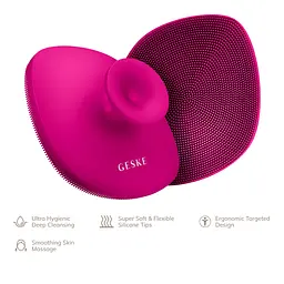 Щітка для тіла GESKE Body Brush 4 в 1 бузкова - мініатюра 2