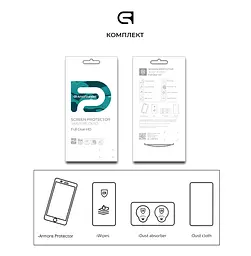 Захисне скло для HUAWEI Y5P, Full Glue HD, 2.5D, повністю прозоре, на весь екран, глянцеве, загартоване 9H, повне проклеювання по всій поверхні, з чорною рамкою, протиударне, кришталево чітке зображення, ArmorStandart (ARM58293) - мініатюра 5