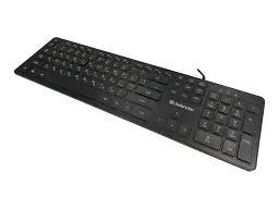 Клавіатура Defender Balance LQ UKR LED USB Black (450790) - мініатюра 2