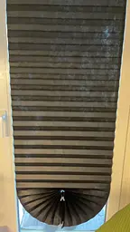 Жалюзі-плісе самоклейні на вікна 60 x 180 см чорні (BLINDS-BLACK60X80) - мініатюра 8