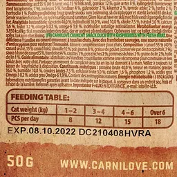 Ласощі для котів Carnilove Duck with Raspberries для імунітету 50 г - мініатюра 4