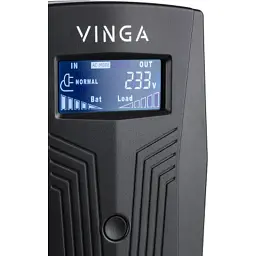 Пристрій безперебійного живлення Vinga LCD 800VA plastic case with USB (VPC-800PU) - мініатюра 3