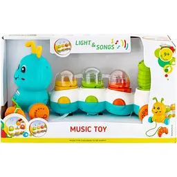 Іграшка музична Baby Team Повзунчик (8659_блакитний) - мініатюра 4