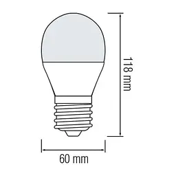 Cвітлодіодна лампа Horoz Electric PREMIER-12 12W E27 6400К  - мініатюра 2