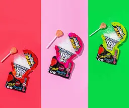 Льодяник з кислим порошком Brain Blasterz Sour Powder Lolly Dipper Apple Flavor 10г - мініатюра 6