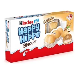 Батончик Kinder Happy Hippo Hazelnut, коробка 5 шт по 20,7г