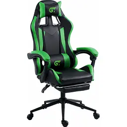 Геймерське крісло GT Racer X-2323 Black/Green [122609] - мініатюра 2