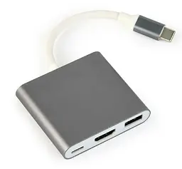 Перехідник Cablexpert USB Type-C на HDMI A-CM-HDMIF-02-SG (A-CM-HDMIF-02-SG)