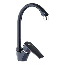 Змішувач для кухні Plamix Oscar-011 black PM0616, Чорний