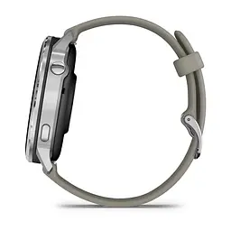 Смарт-годинник Garmin Venu 4 45mm Silver Bezel with Silver Gray Silicone Band (010-03014-01) - мініатюра 2