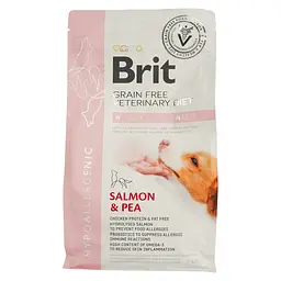 Сухий корм для будь-якого віку собак Brit VetDiets Grain Free Hypoallergenic при харчовій алергії з лососем, горохом і гречкою 2 кг - мініатюра 2