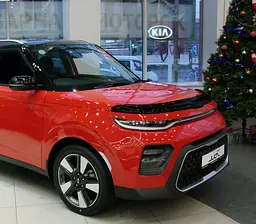 Дефлектор капоту мухобійка для Kia Soul 2019-