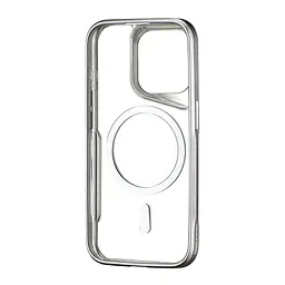 Чохол Metal Frame with MagSafe iPhone 15 Pro Dark Silver - мініатюра 3
