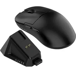 Миша бездротова AJ159P MC, Black, Bluetooth / USB 2.4GHz / Type-C, оптична Ajazz teh0028185 - мініатюра 2