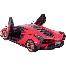 Автомодель Bburago Lamborghini Sian FKP 37 1:24 Metallic Red (18-21099) [119118] - мініатюра 4