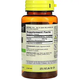 Валеріана Mason Natural Whole Herb Valerian 500 мг 60 капсул - мініатюра 2