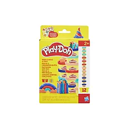 Пластилін Hasbro Play-Doh, 12 баночок (G0519) - мініатюра 1