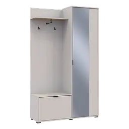Передпокій Doros Дора Кашемір 1 ДСП/1 Дзеркало 113.5х40х192 (44900364) - мініатюра 9