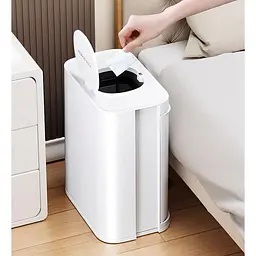 Відро для сміття розумне JOYBOS Hand Free з кнопкою і педаллю 16 л - мініатюра 7