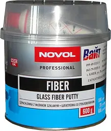 Шпаклівка Novol FIBER зі скловолокном тисяча двісті двадцять дві 0,6кг