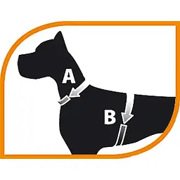 Шлея для собак Ferplast Coach нейлонова синя S-M A: 15-18 см B: 33-41 см 1 см 75556025 - мініатюра 2